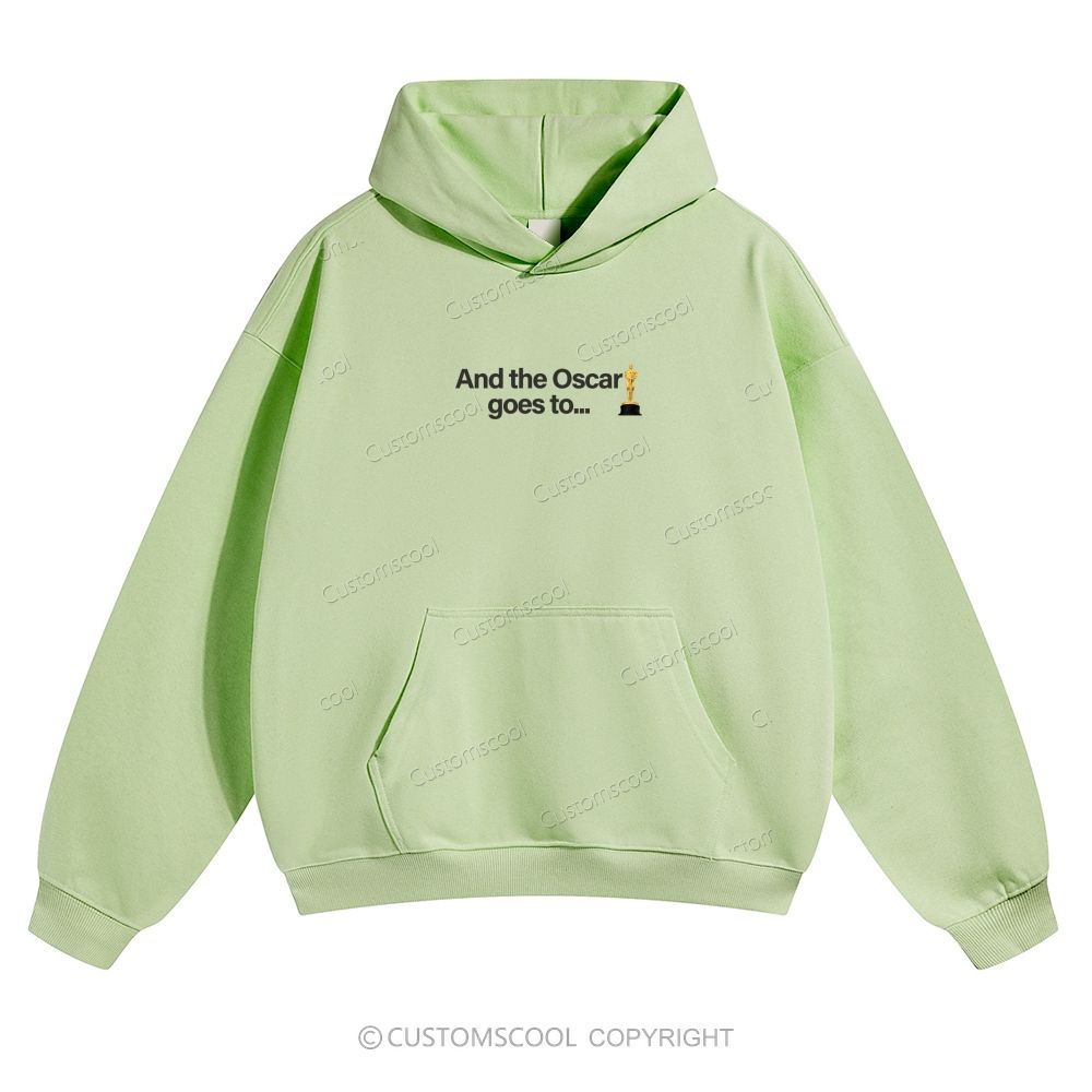 And the Oscar goes to... Solid Color Hoodie Customscool