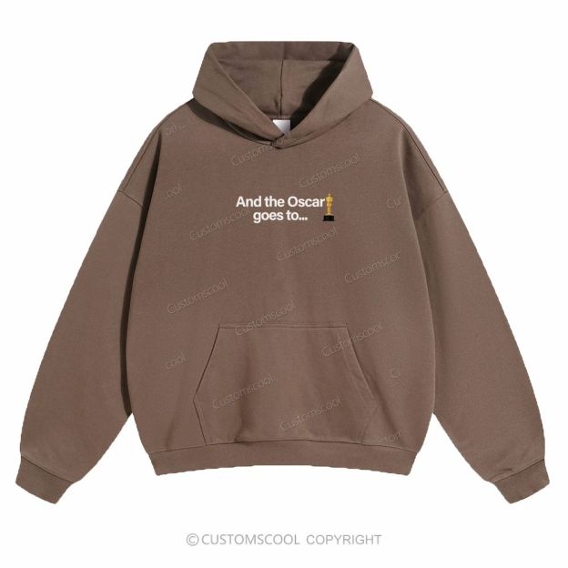 And the Oscar goes to... Solid Color Hoodie Customscool