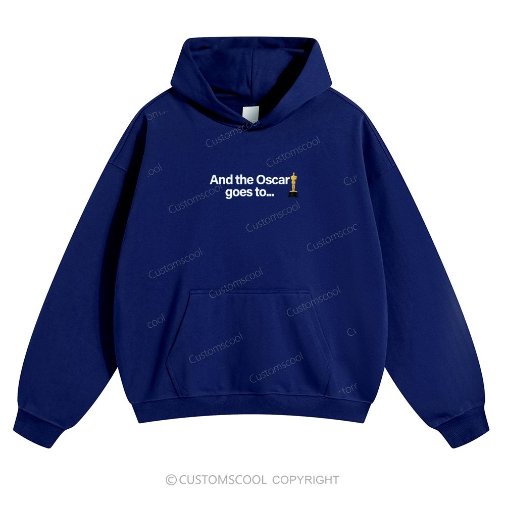 And the Oscar goes to... Solid Color Hoodie Customscool
