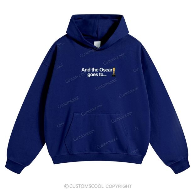 And the Oscar goes to... Solid Color Hoodie Customscool