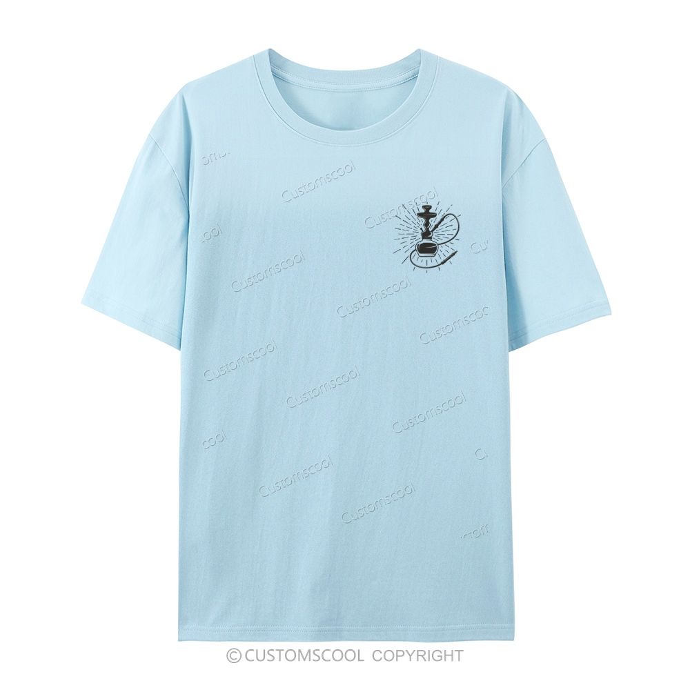 Hookah Master Addcustom Casual Short Sleeve T-Shirt Customscool