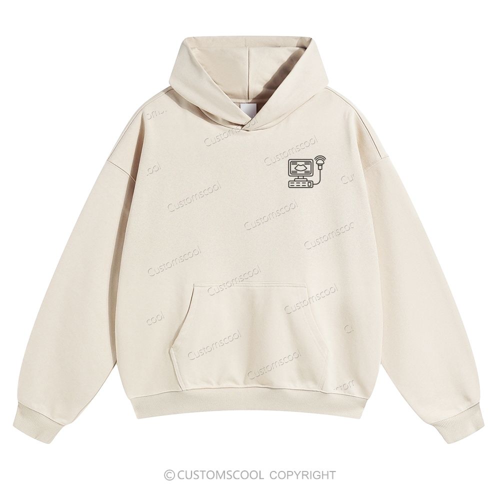 Ultrasonography Technologist Solid Color Hoodie Customscool