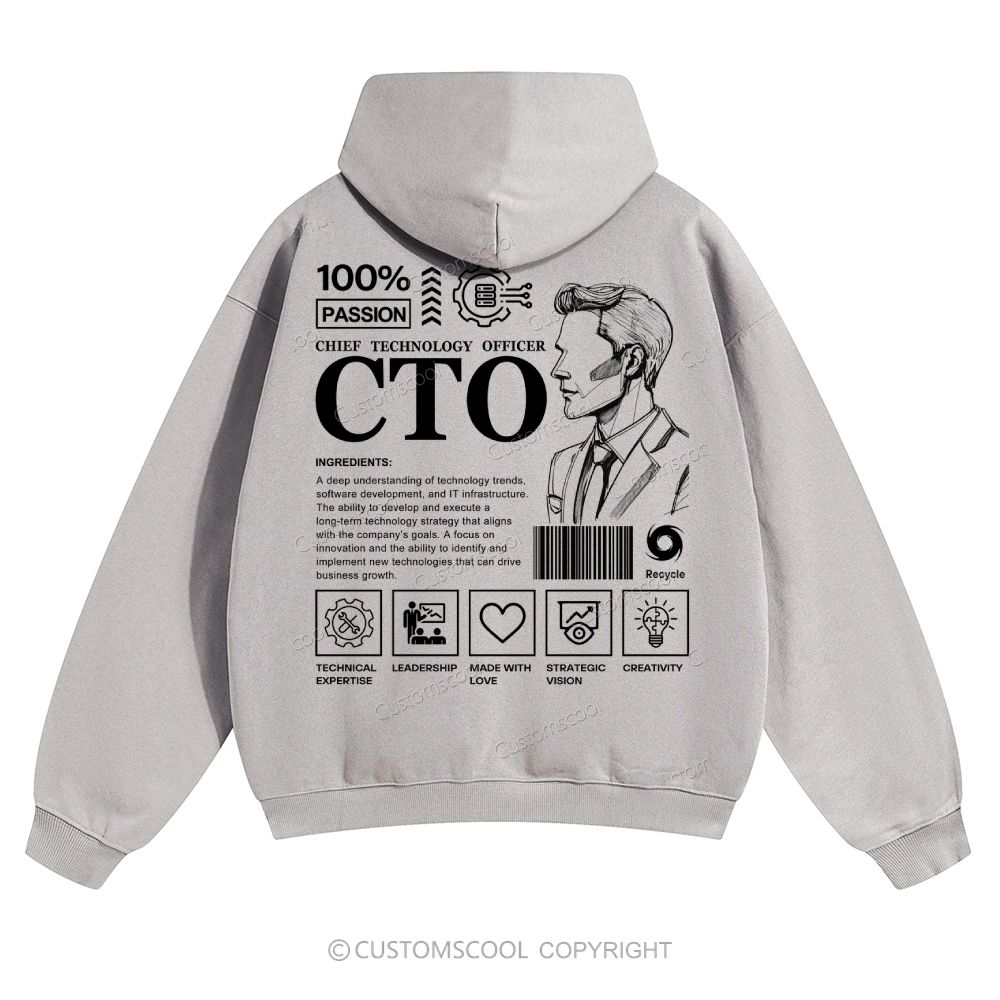 CTO Solid Color Hoodie