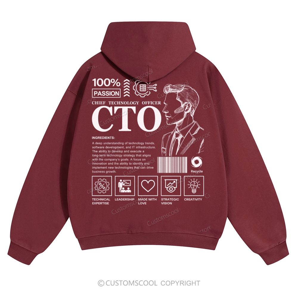 CTO Solid Color Hoodie