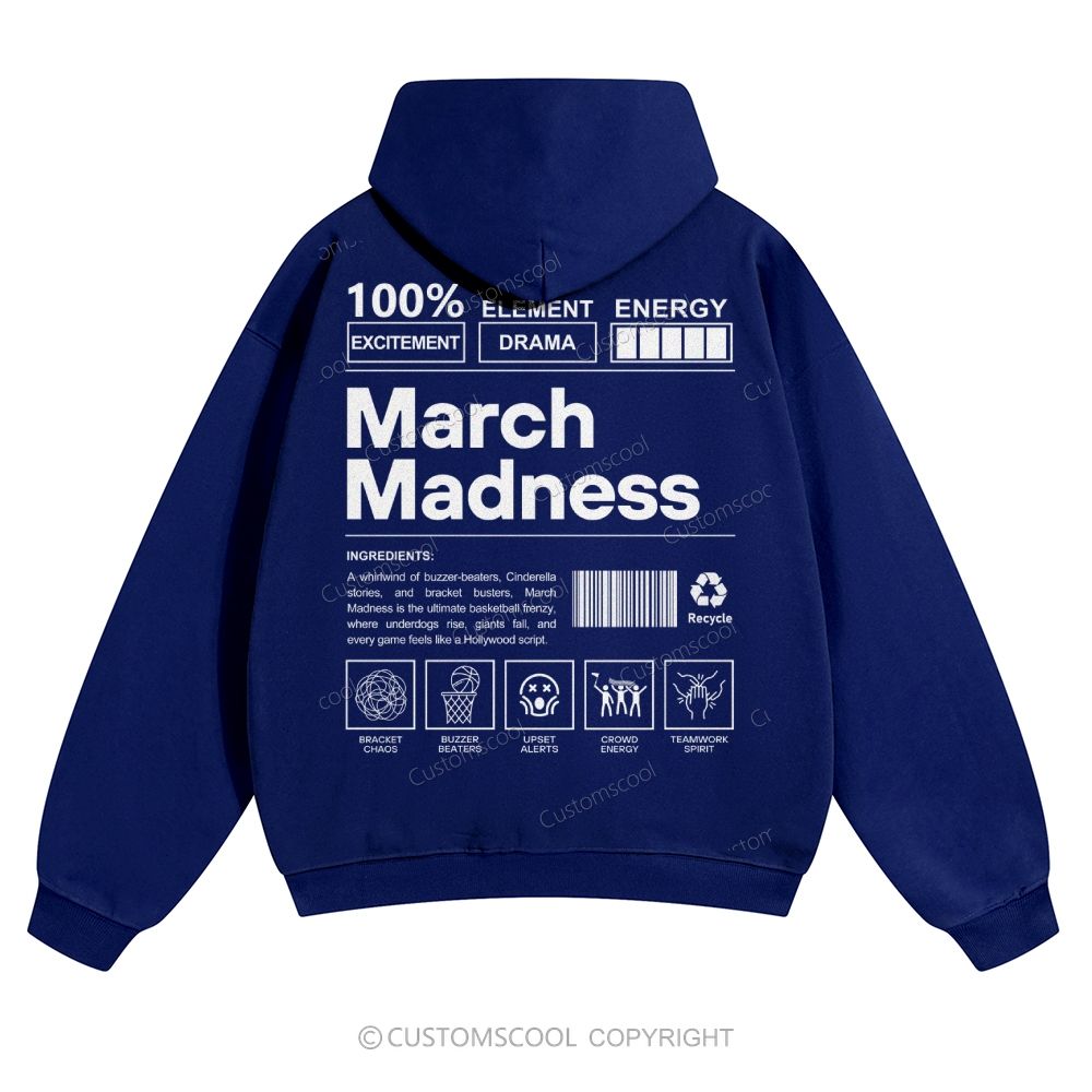 March Madness Solid Color Hoodie