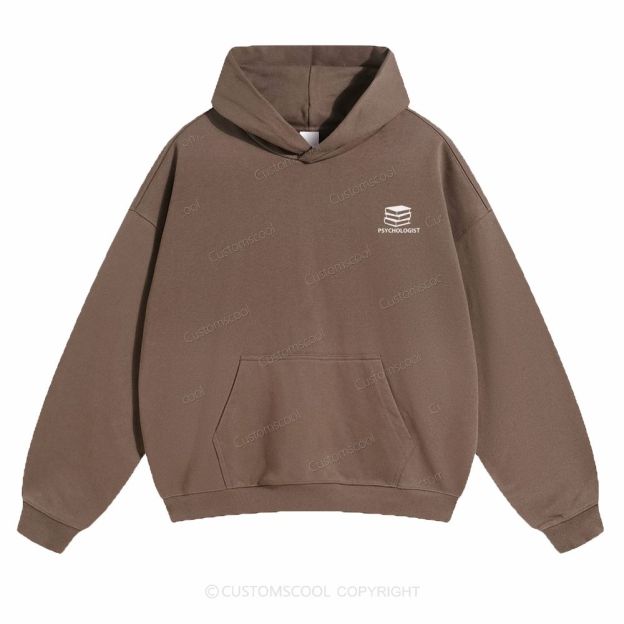 Psychologist Solid Color Hoodie