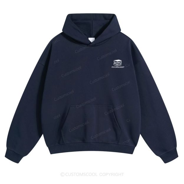 Psychologist Solid Color Hoodie