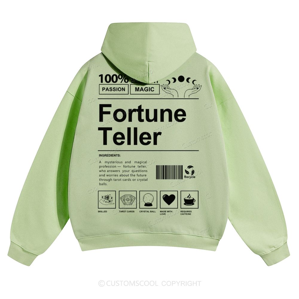 Fortune Teller Solid Color Hoodie