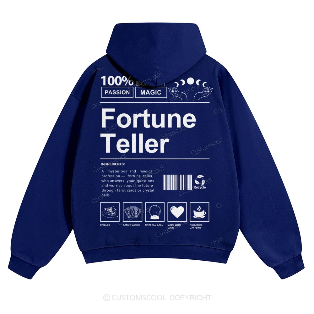 Fortune Teller Solid Color Hoodie