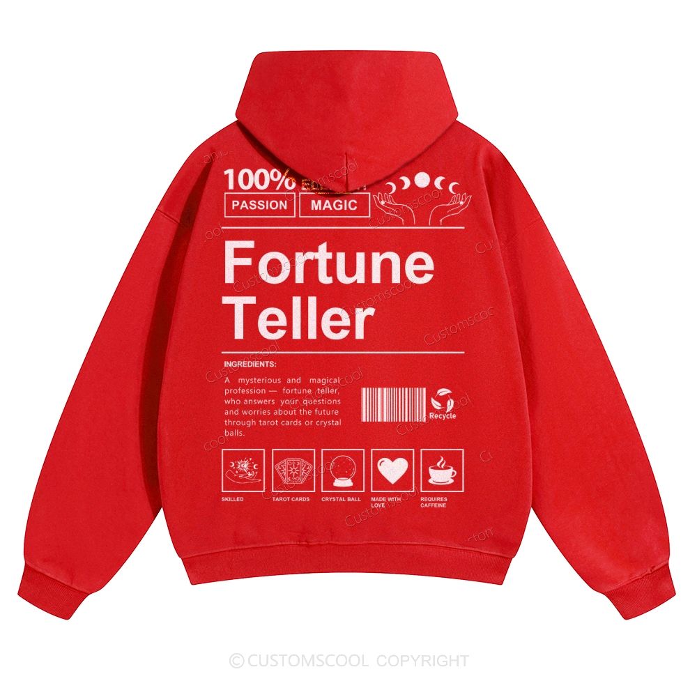 Fortune Teller Solid Color Hoodie