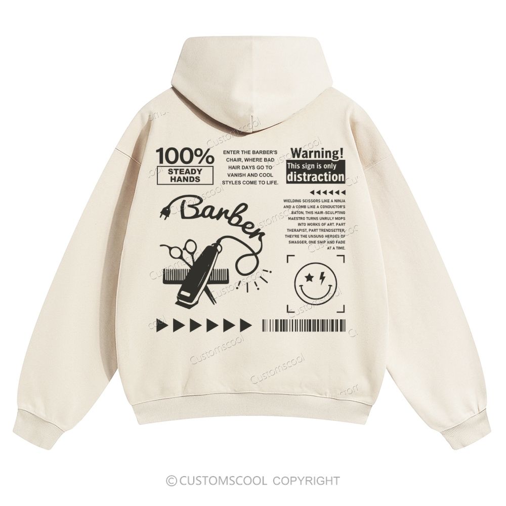 Barber Solid Color Hoodie