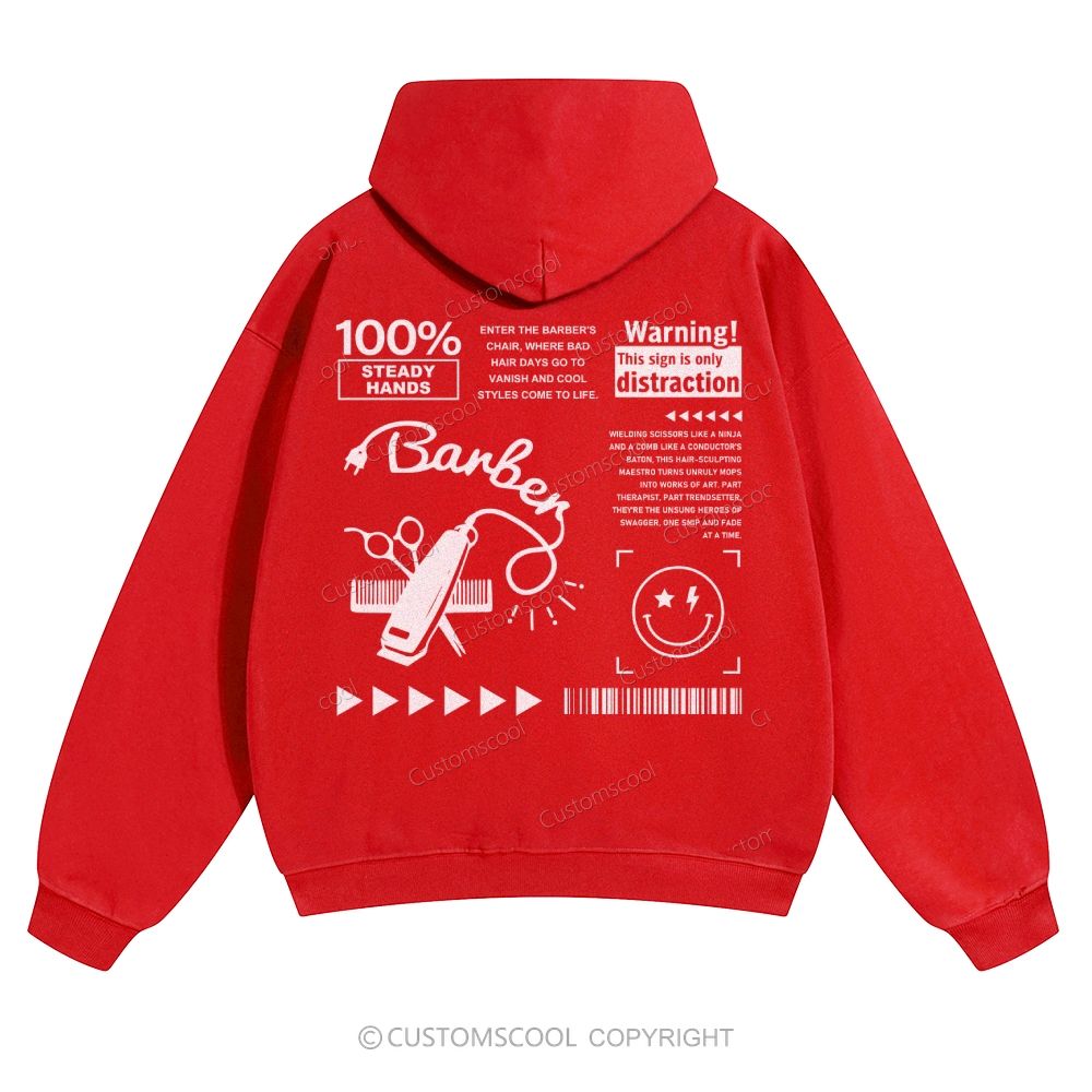 Barber Solid Color Hoodie