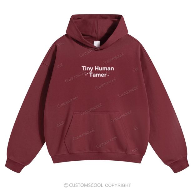 Tiny Human Tamer Solid Color Hoodie
