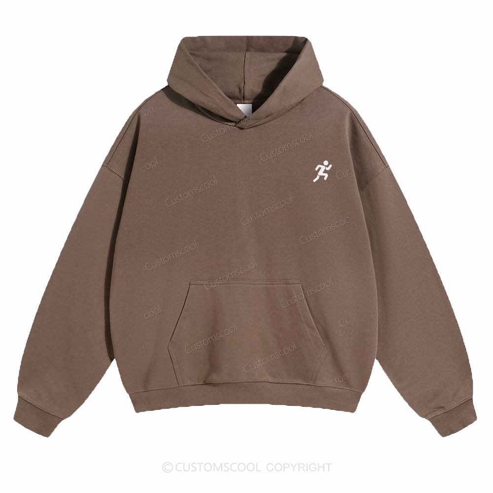 Marathoner Solid Color Hoodie
