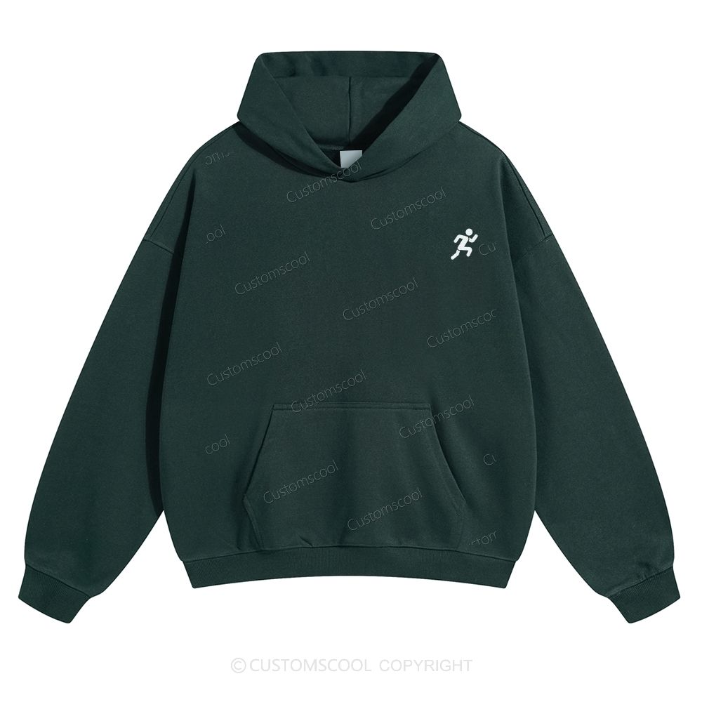 Marathoner Solid Color Hoodie