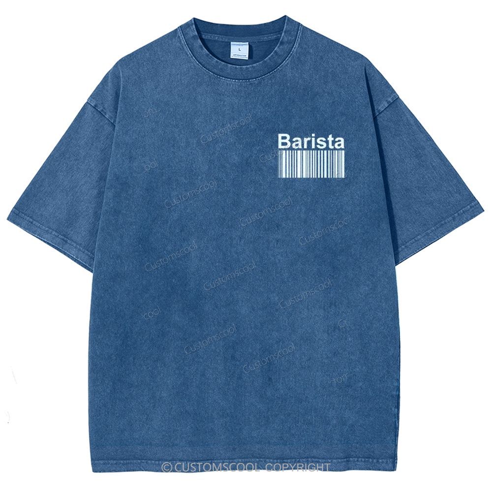Barista Unisex Fit Washed T-Shirt