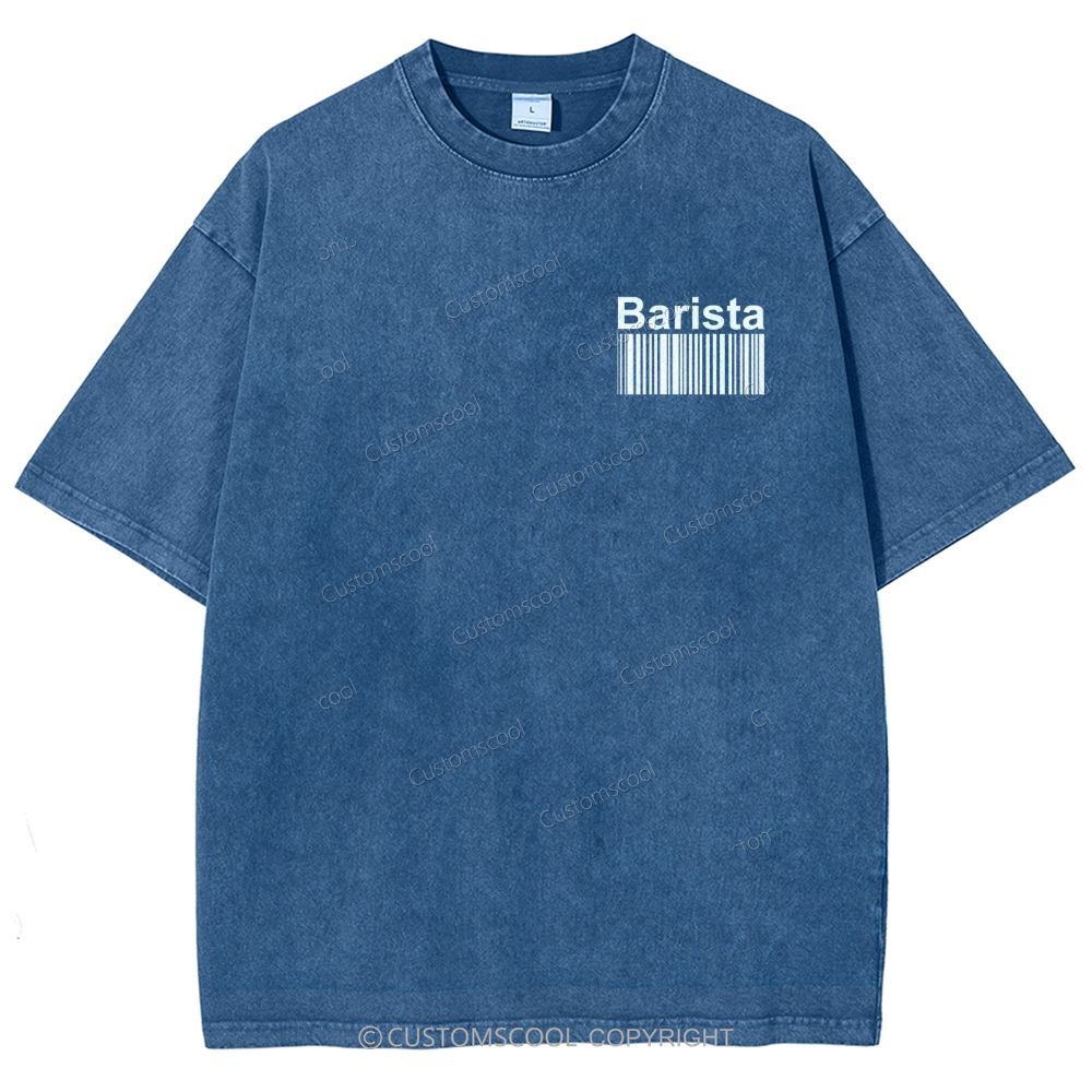 Barista Unisex Fit Washed T-Shirt