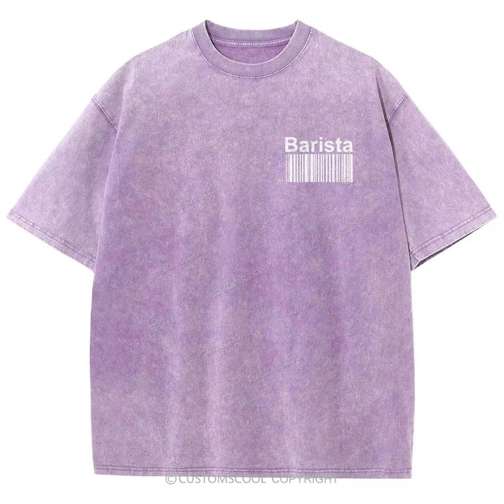 Barista Unisex Fit Washed T-Shirt