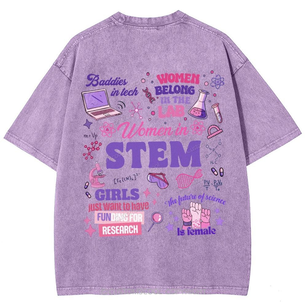 Steminis Unisex Fit Washed T-Shirt