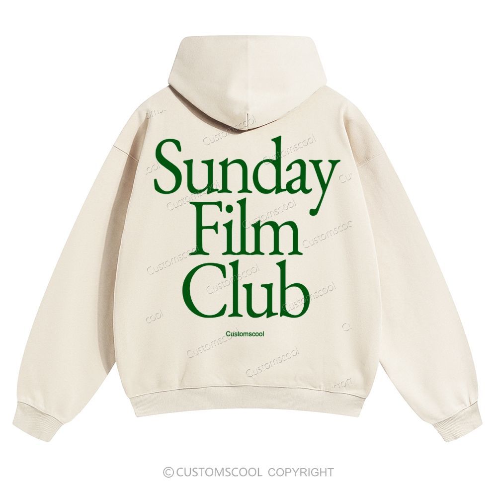 Sunday Film Club Solid Color Hoodie