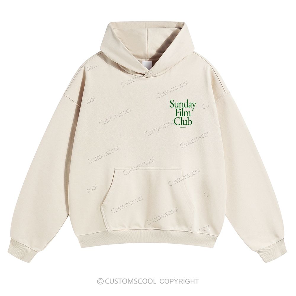 Sunday Film Club Solid Color Hoodie Customscool