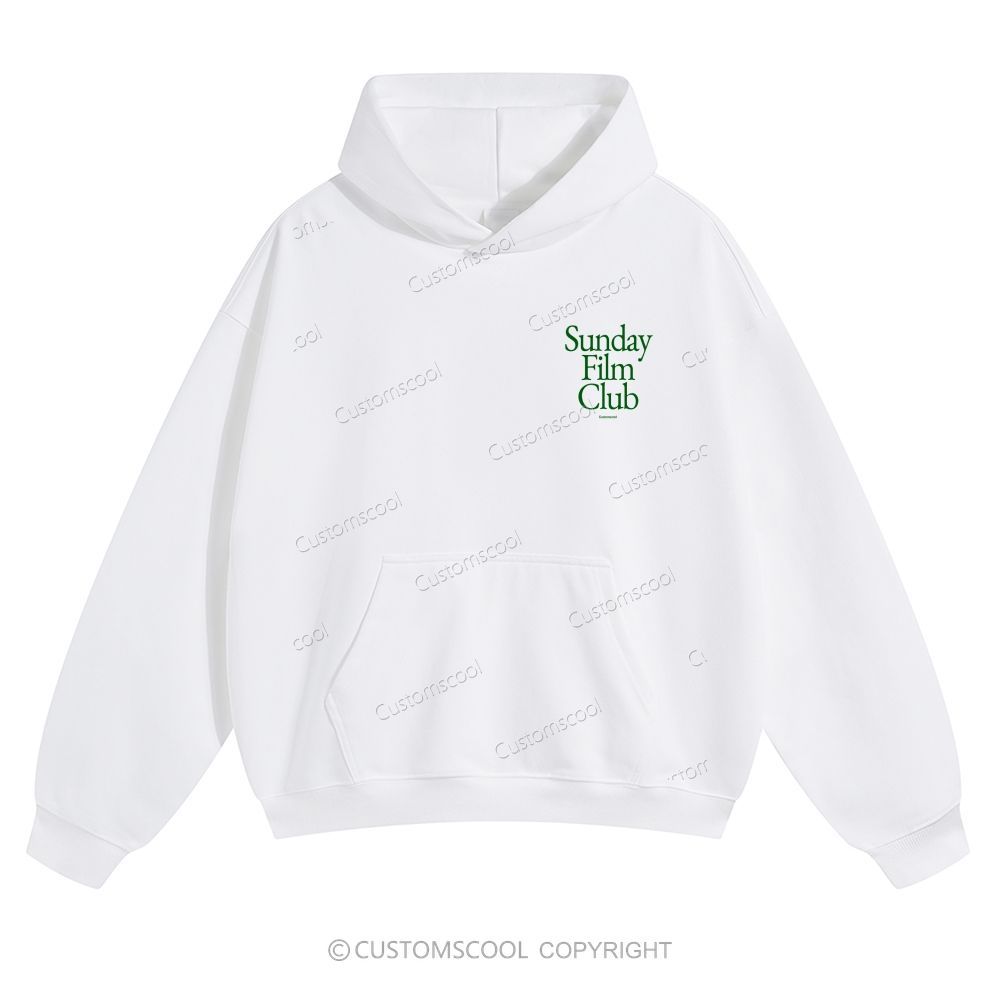 Sunday Film Club Solid Color Hoodie Customscool