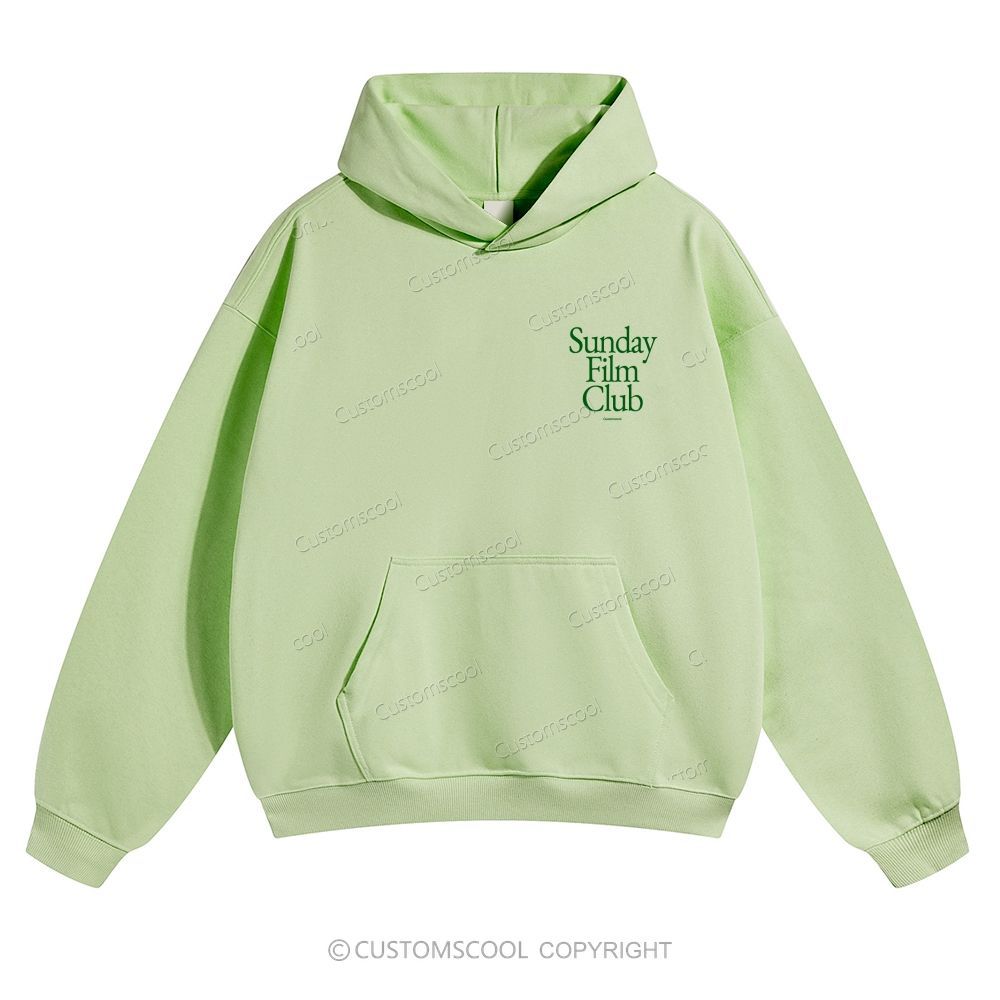 Sunday Film Club Solid Color Hoodie Customscool
