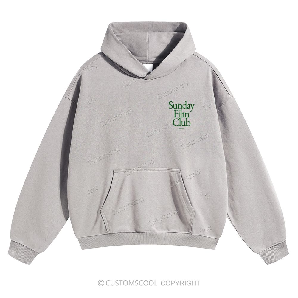 Sunday Film Club Solid Color Hoodie Customscool