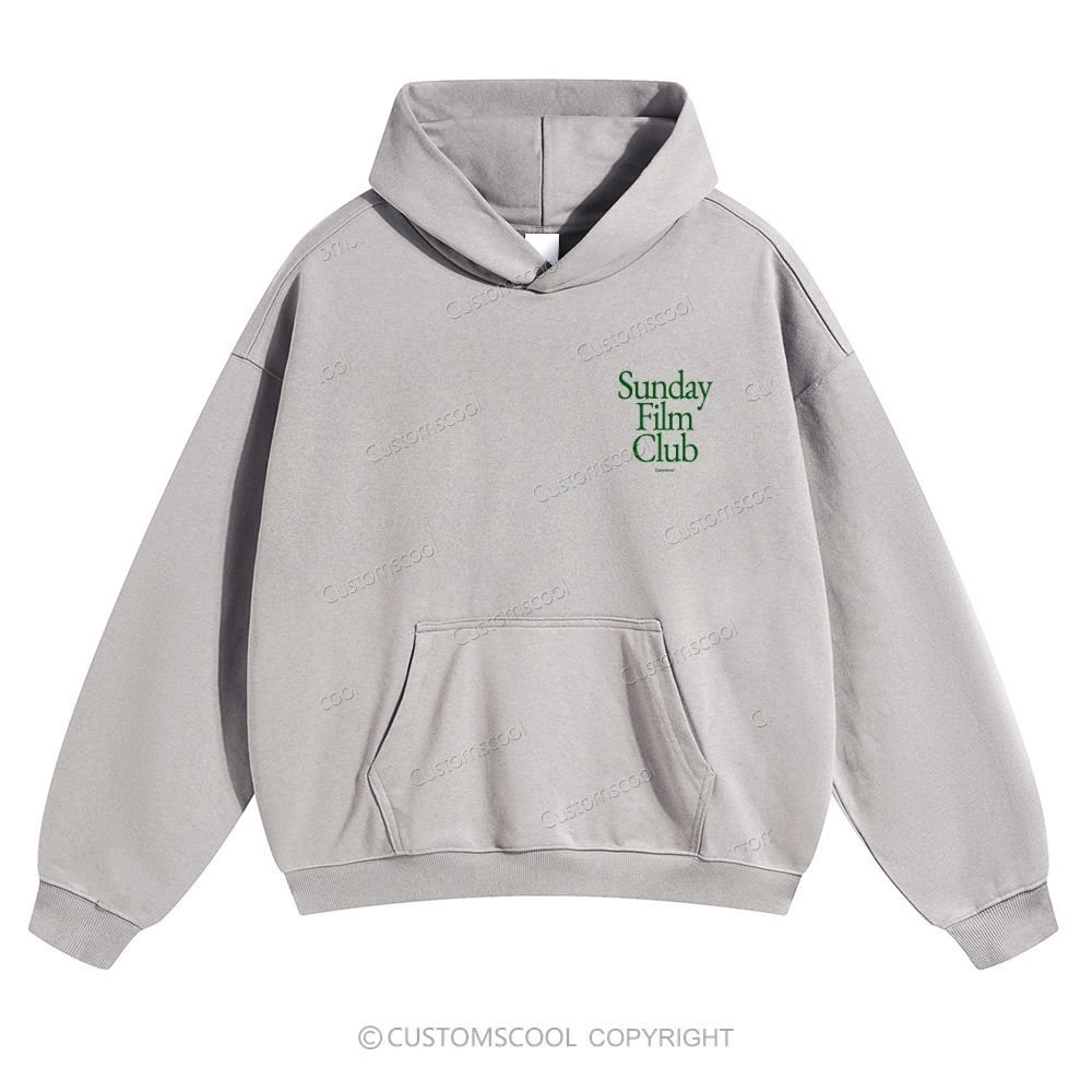 Sunday Film Club Solid Color Hoodie Customscool