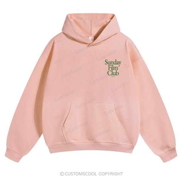 Sunday Film Club Solid Color Hoodie Customscool