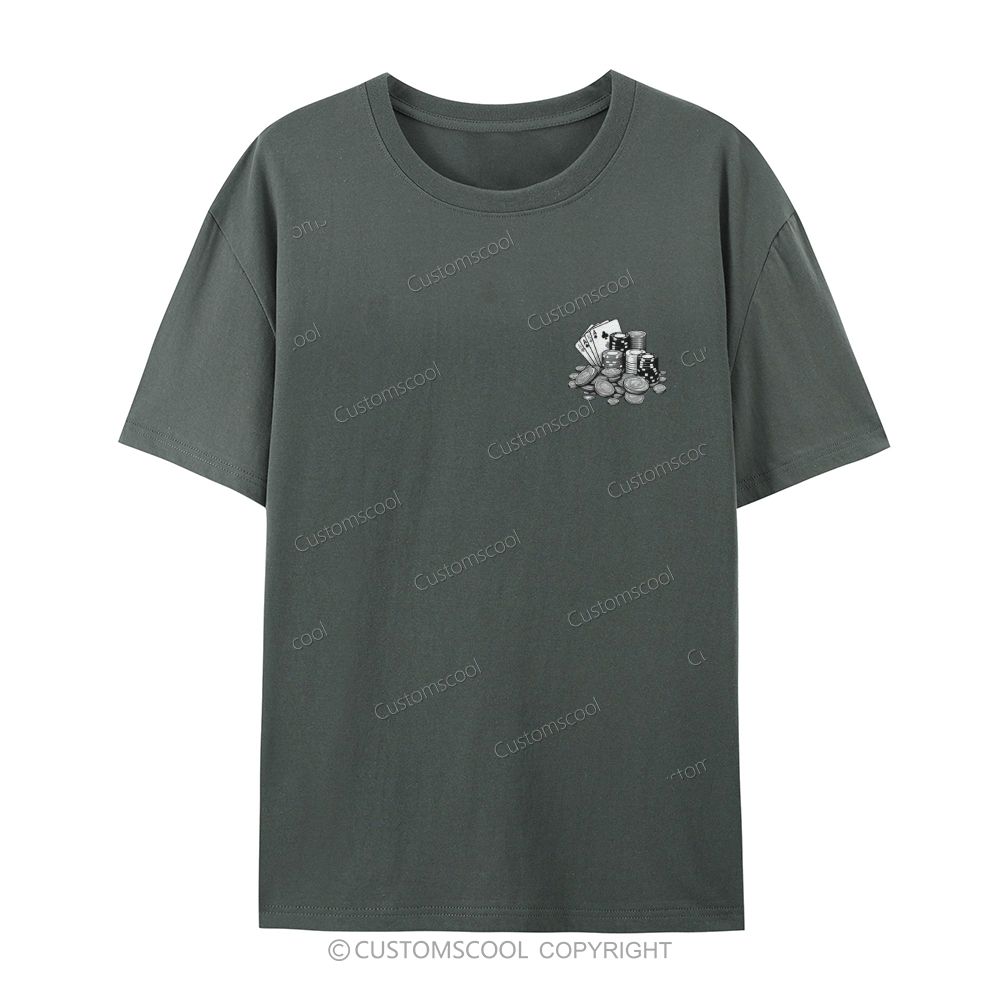 Professional Gambler Casual Short Sleeve T-Shirt Customscool