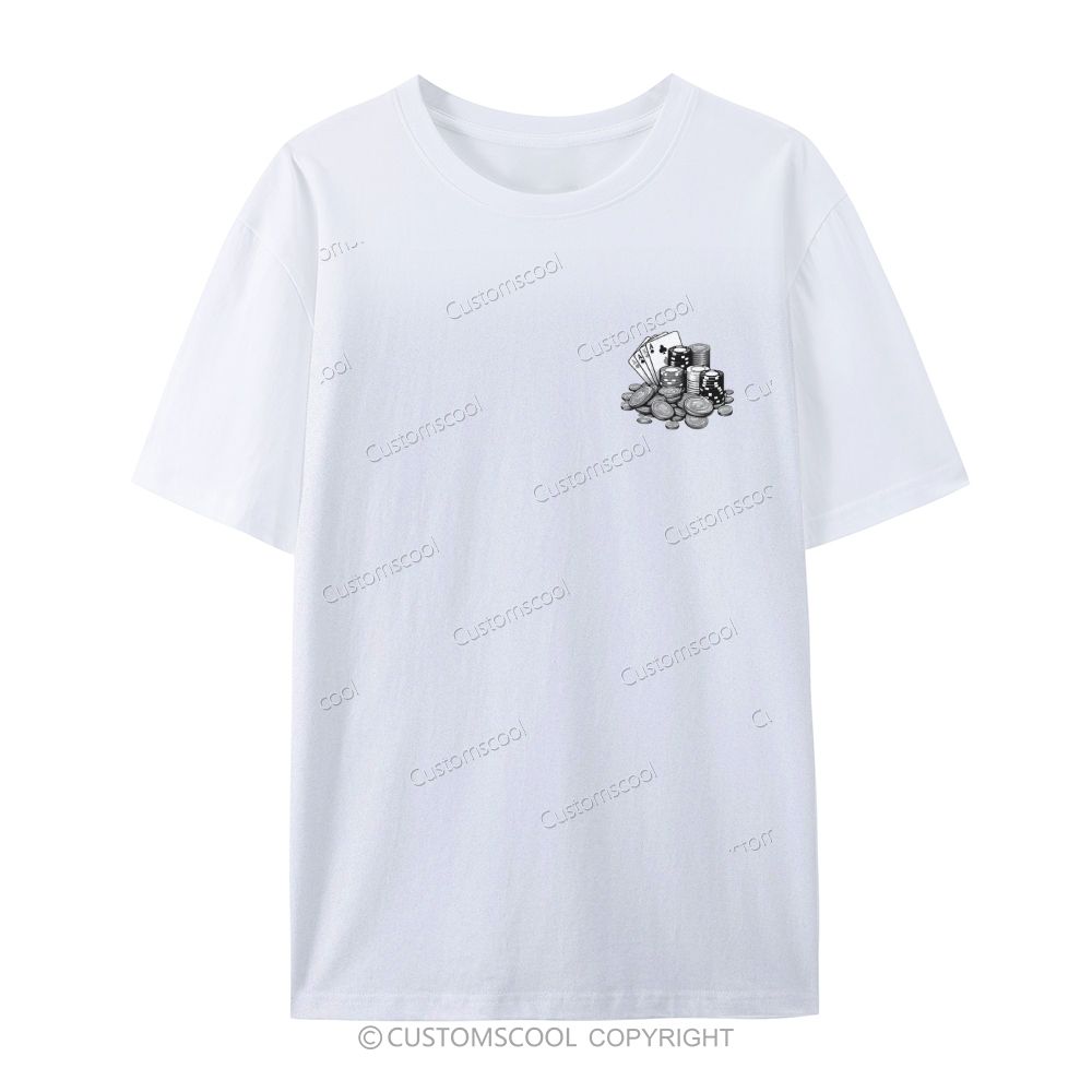 Professional Gambler Casual Short Sleeve T-Shirt Customscool