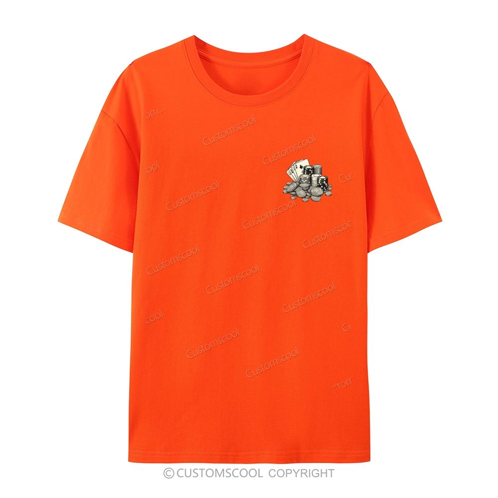 Professional Gambler Casual Short Sleeve T-Shirt Customscool