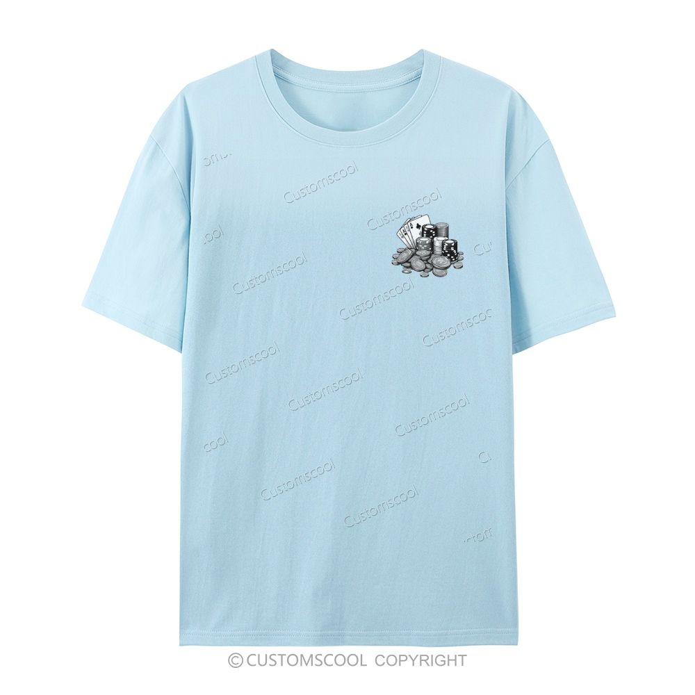 Professional Gambler Casual Short Sleeve T-Shirt Customscool