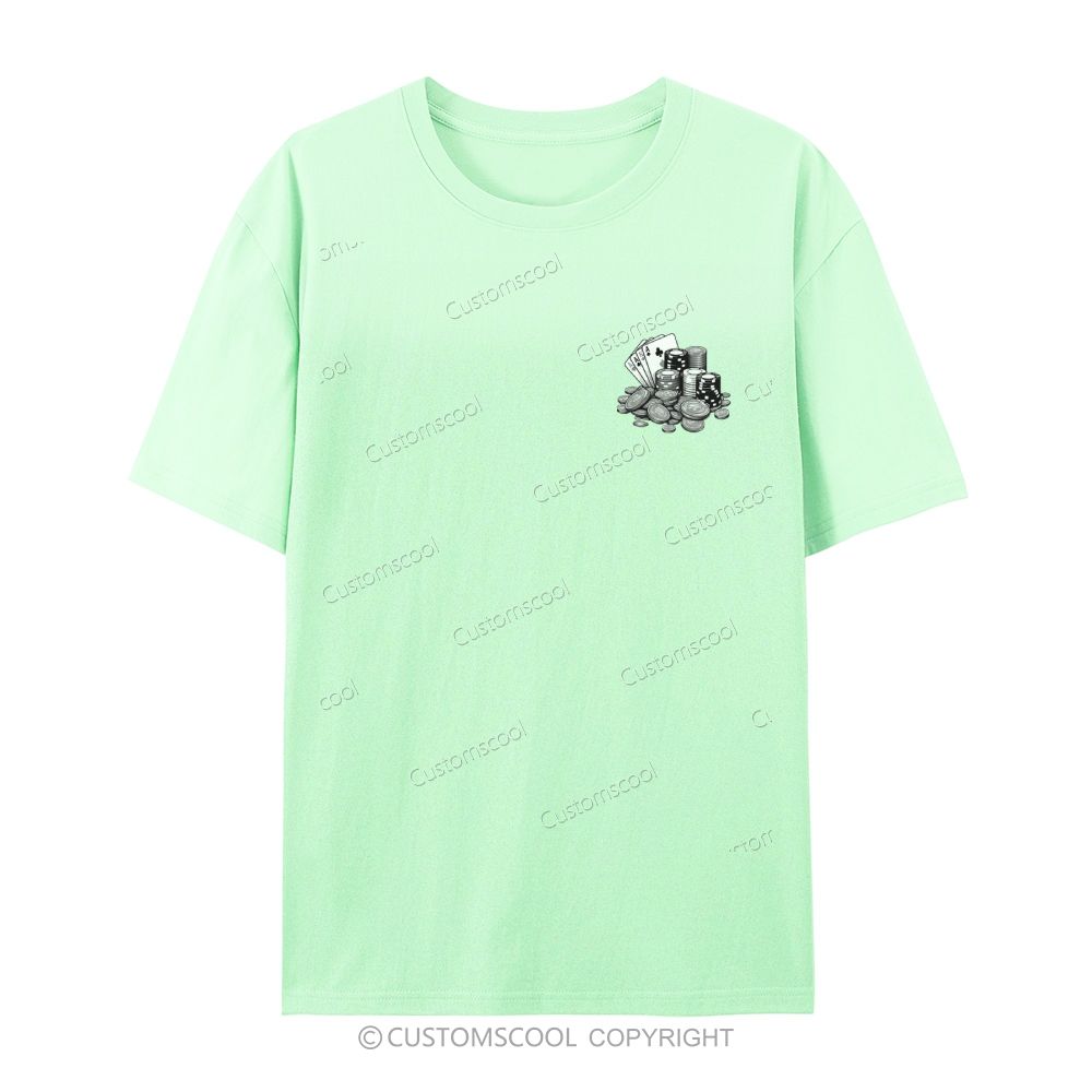 Professional Gambler Casual Short Sleeve T-Shirt Customscool
