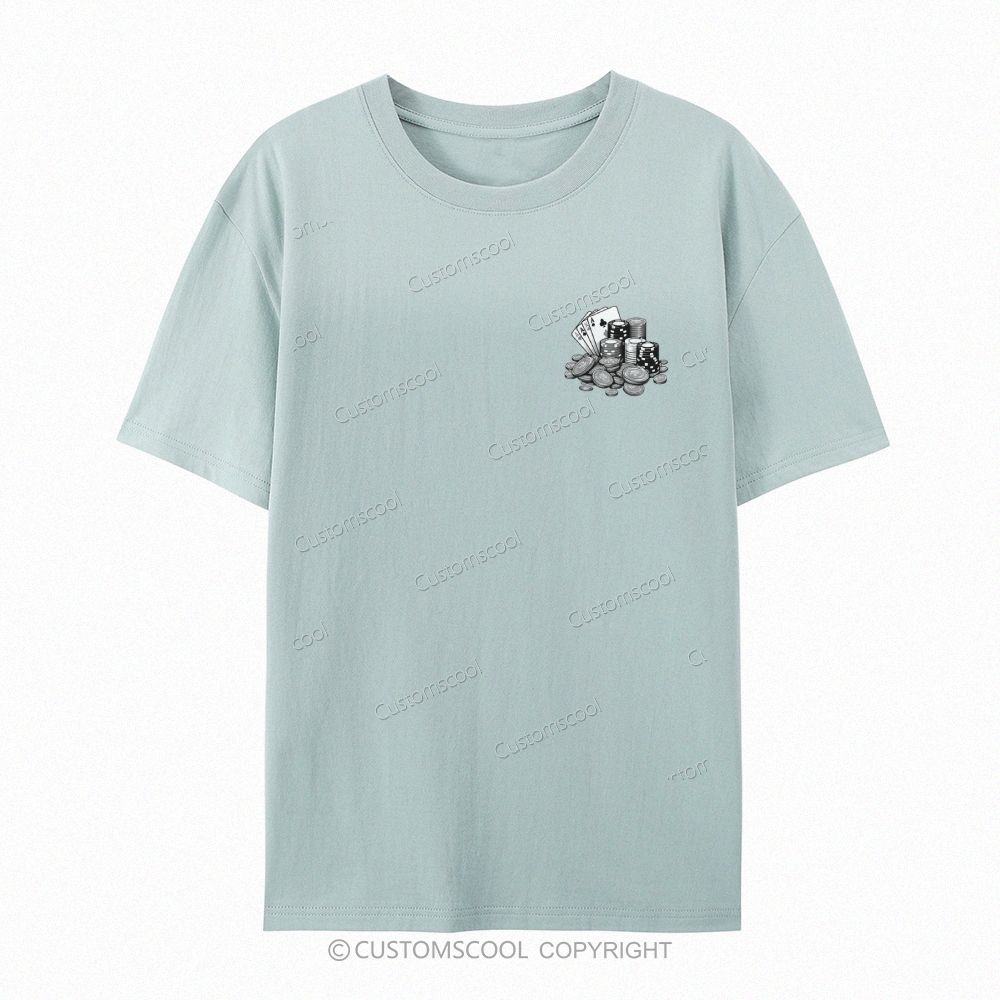 Professional Gambler Casual Short Sleeve T-Shirt Customscool
