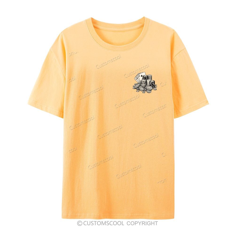 Professional Gambler Casual Short Sleeve T-Shirt Customscool