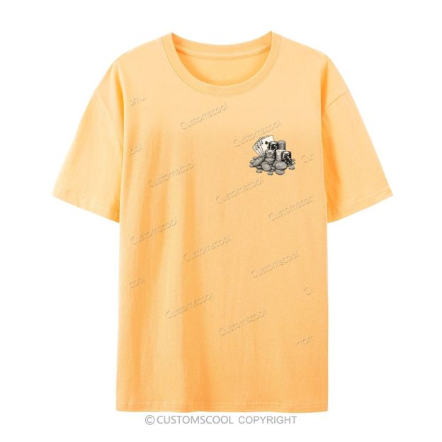 Professional Gambler Casual Short Sleeve T-Shirt Customscool
