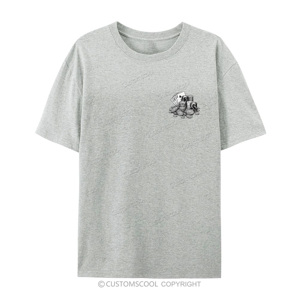 Professional Gambler Casual Short Sleeve T-Shirt Customscool
