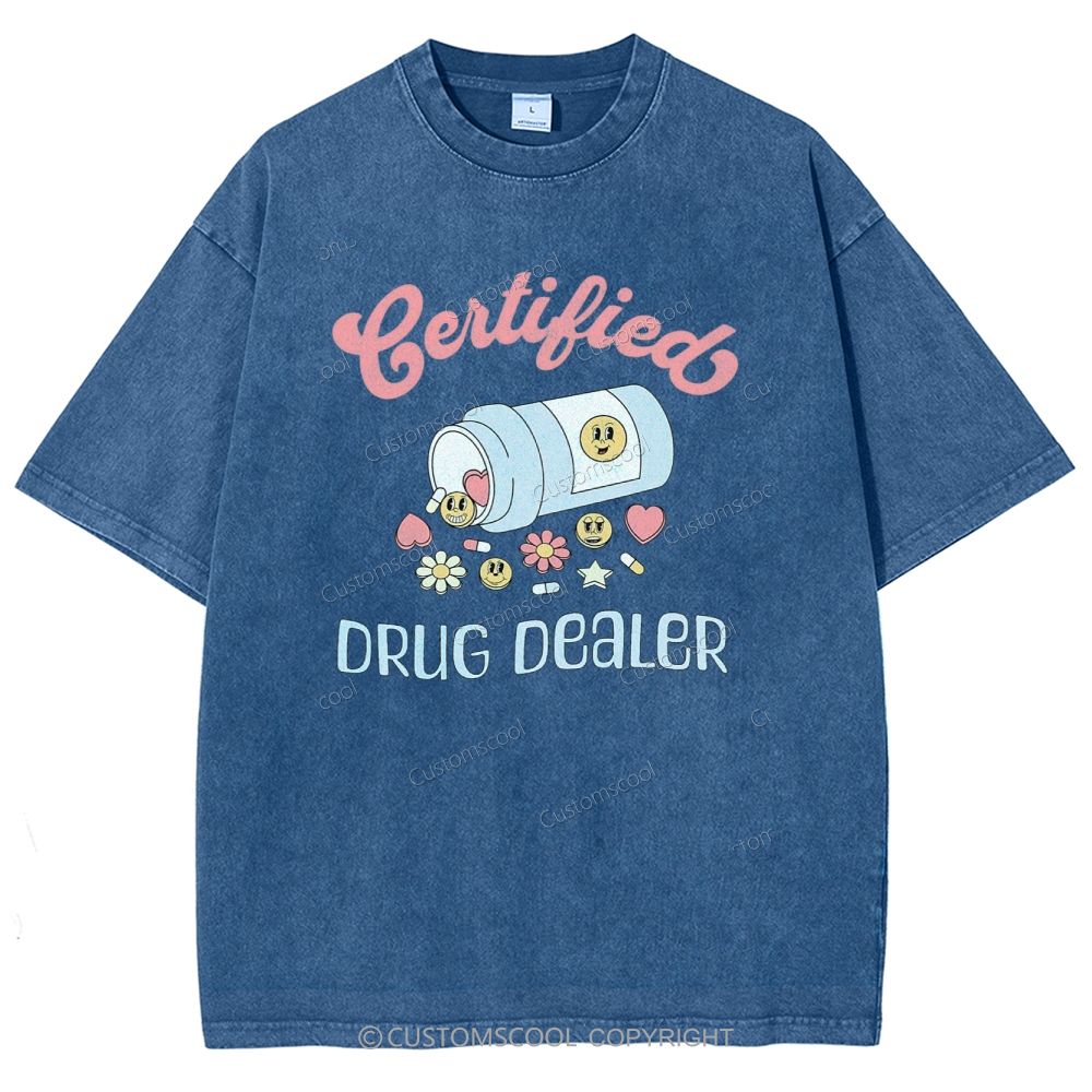 Drug Dealer Unisex Fit Washed T-Shirt