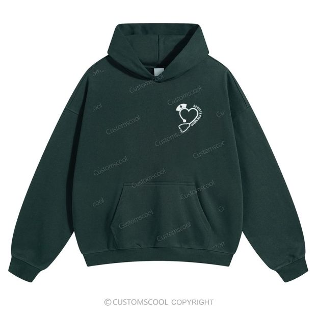 Registered Nurse Solid Color Hoodie Customscool