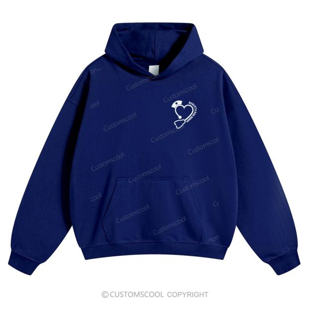 Registered Nurse Solid Color Hoodie Customscool
