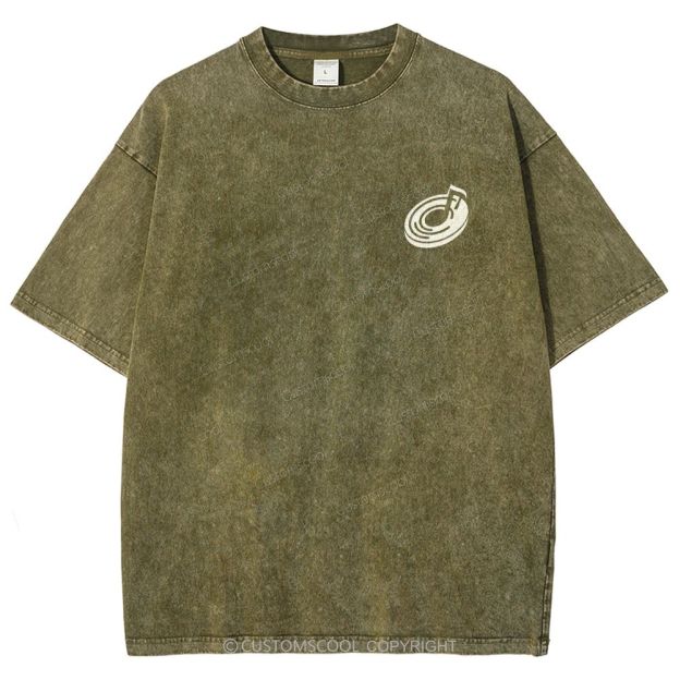 Music Therapist Unisex Fit Washed T-Shirt Customscool