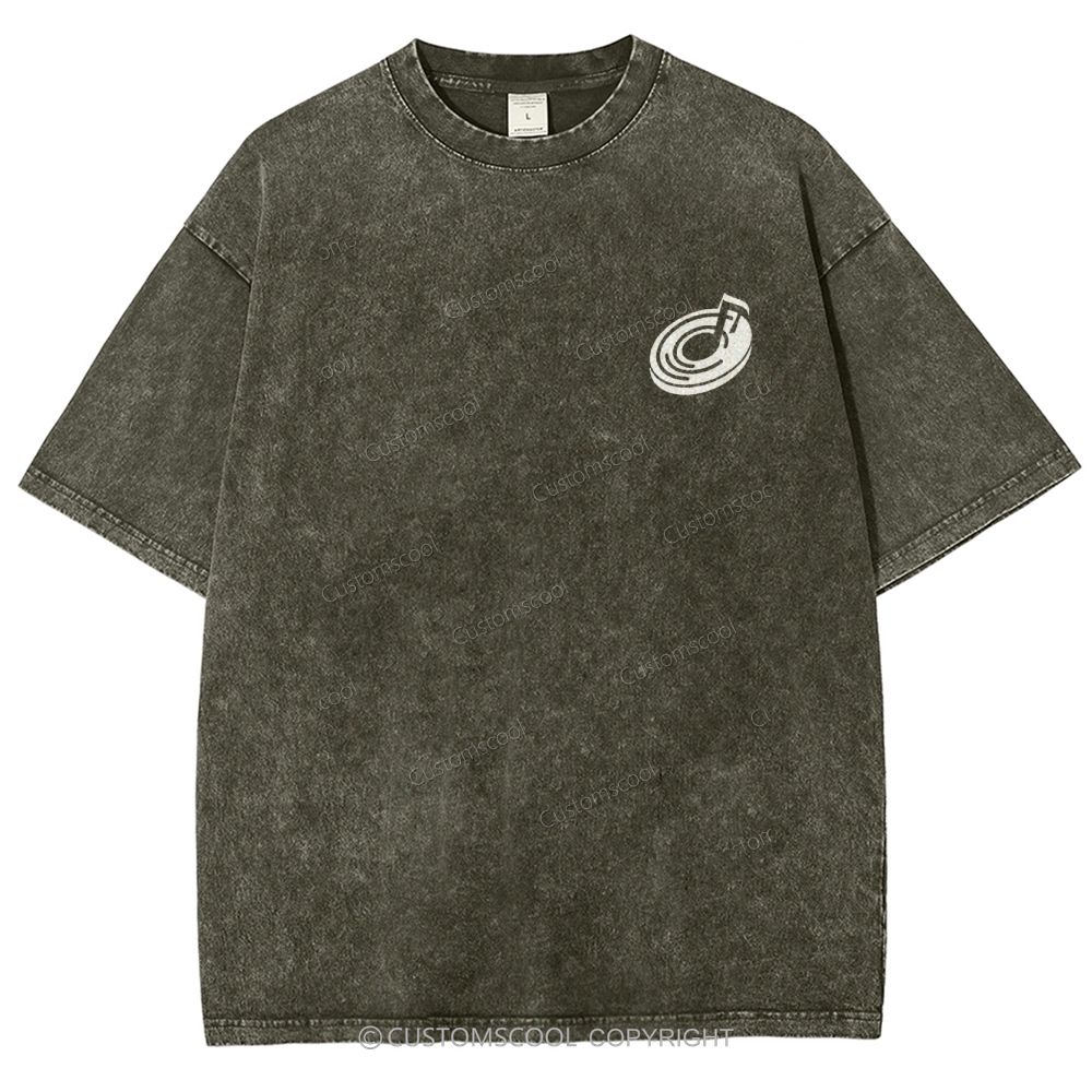 Music Therapist Unisex Fit Washed T-Shirt Customscool