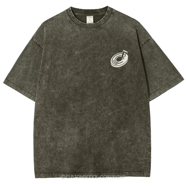 Music Therapist Unisex Fit Washed T-Shirt Customscool