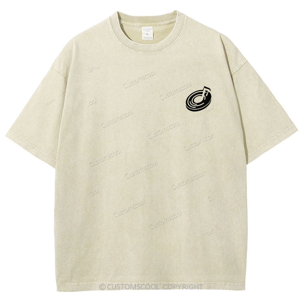 Music Therapist Unisex Fit Washed T-Shirt Customscool