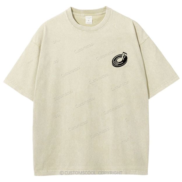 Music Therapist Unisex Fit Washed T-Shirt Customscool