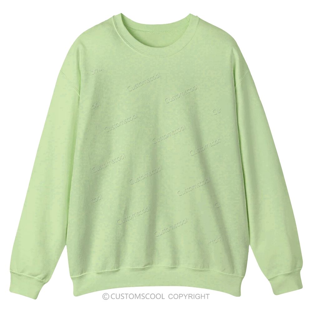 Border Collie Dad club，Casual Crewneck Sweatshirt – Customscool