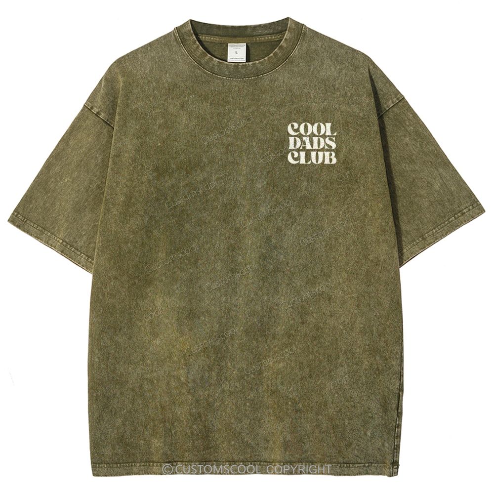 Cool Dads Club Unisex Fit Washed T-Shirt