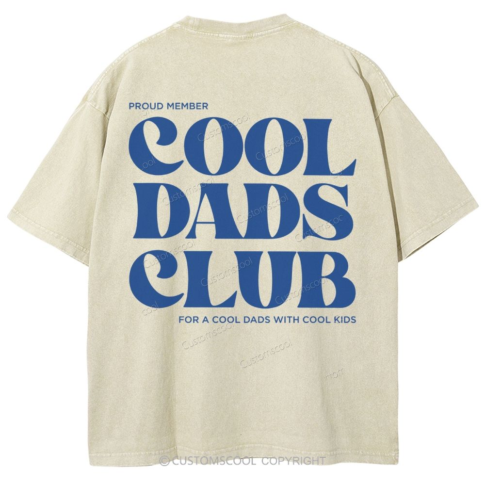 Cool Dads Club Unisex Fit Washed T-Shirt